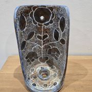 Glazed ceramic candlestick by Bernard Buffat