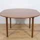 Mid Century Round Extendable Dining Table from McIntosh, 1960s