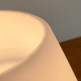 1970s vintage space-style German glass table lamp by Limburg.