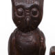 Vintage Owl Bookends Wood Spain, 1960s