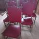 6 vintage oak chairs