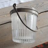 Glass ice bucket