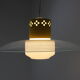 Mid-Century Glass Chandelier, 1970s