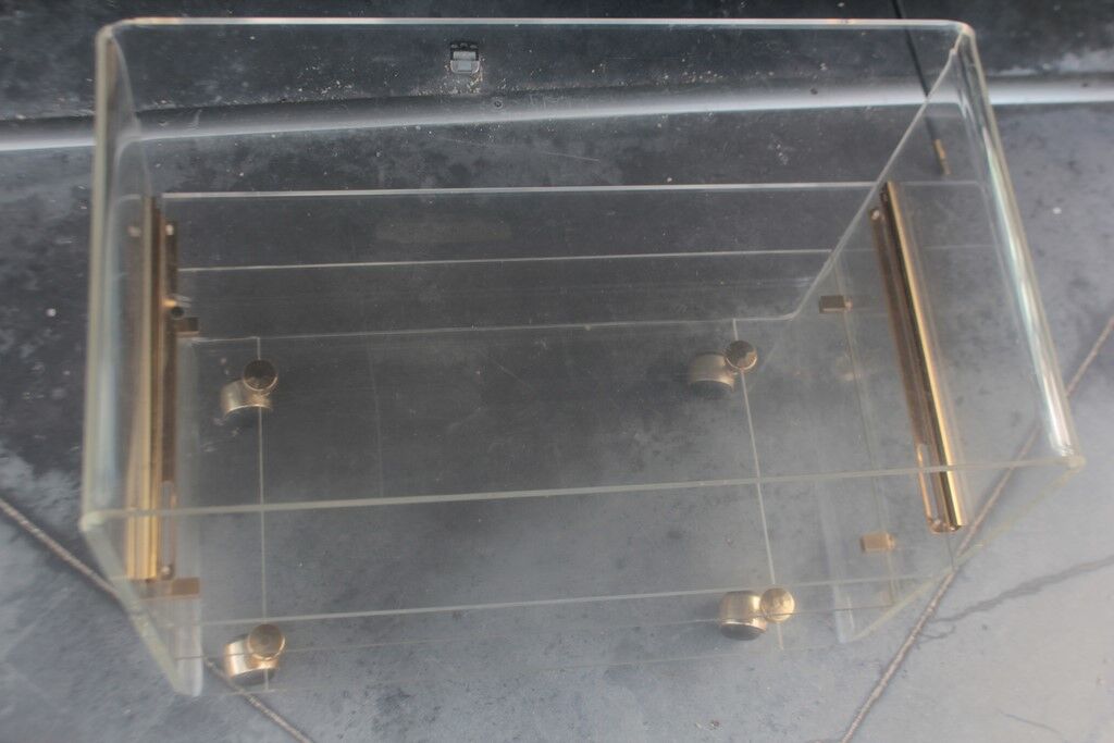 Service Davide Lange lucite collection les invisibles 1970-1980