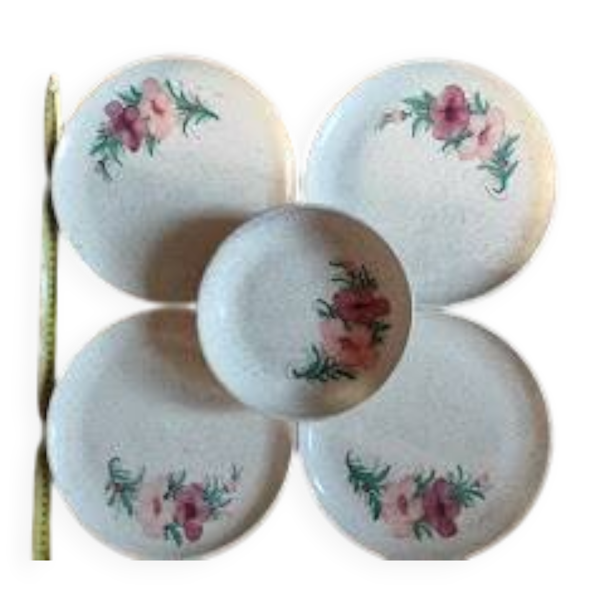 Service/ Vallauris / Anemones / 5 pieces
