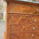 Commode secrétaire d'époque Louis Philippe en noyer du 19e siècle