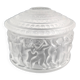 Lalique crystal box modelled as "Les Enfants".