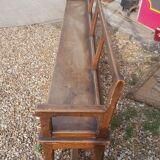 Ancient church bench