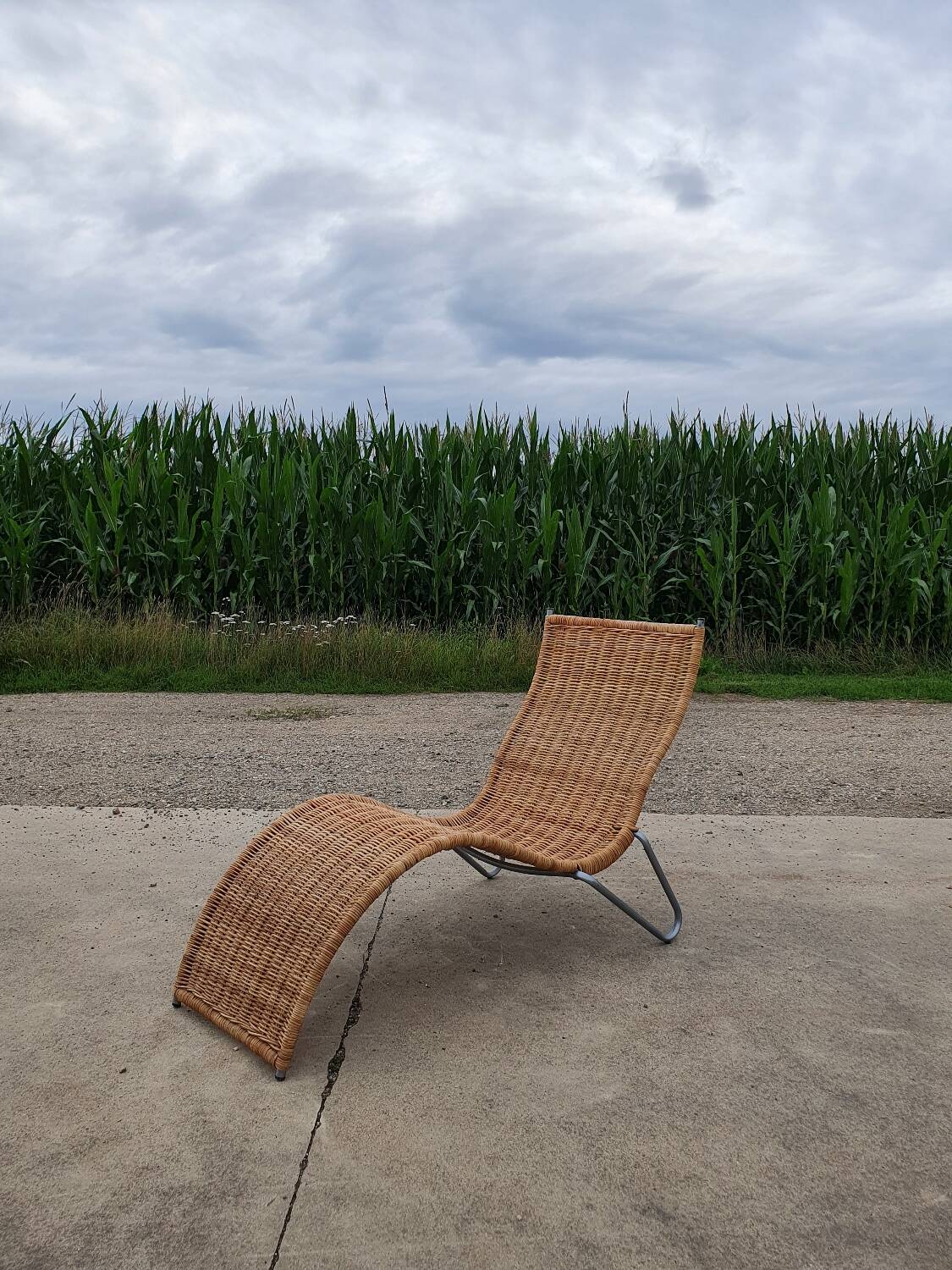 Rattan Lounger Karlslund by Karl Malmvall Ikea, 2005