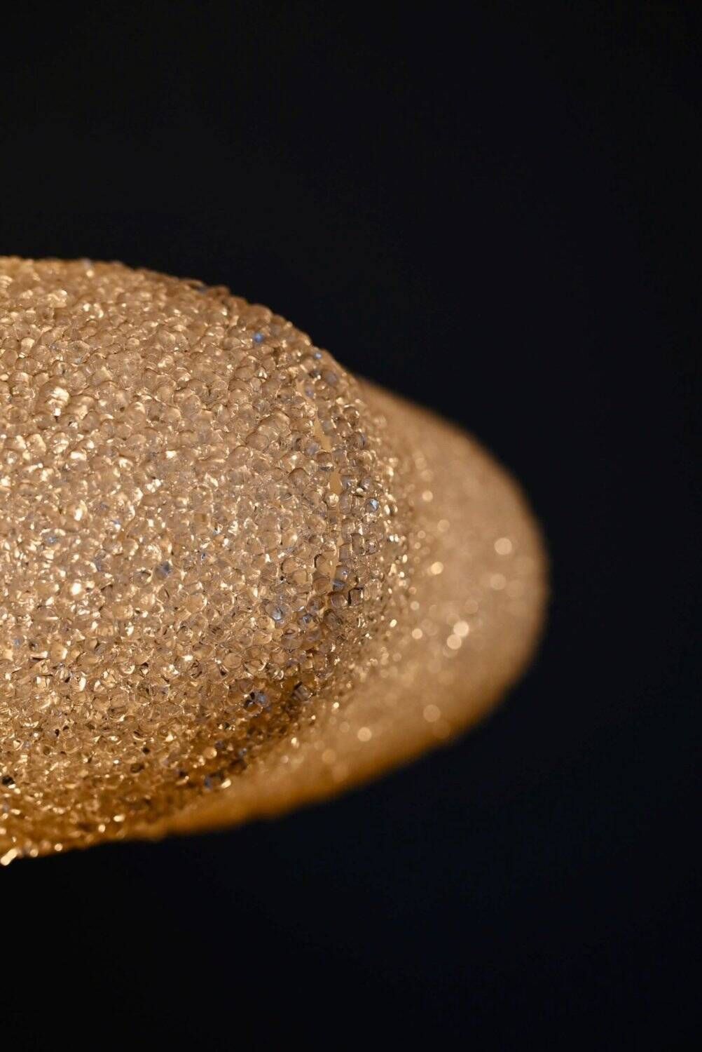 1960s vintage suspension sparkling granulated perspex Mid-Century