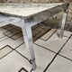 Table basse chromé marble 1970"vintage