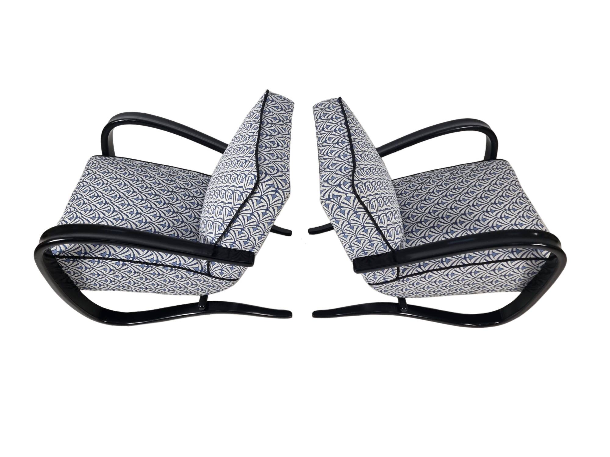 H 269 Armchairs by Jindřich Halabala for Up Závody, 1940s, Set of 2