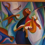 Painting on canvas