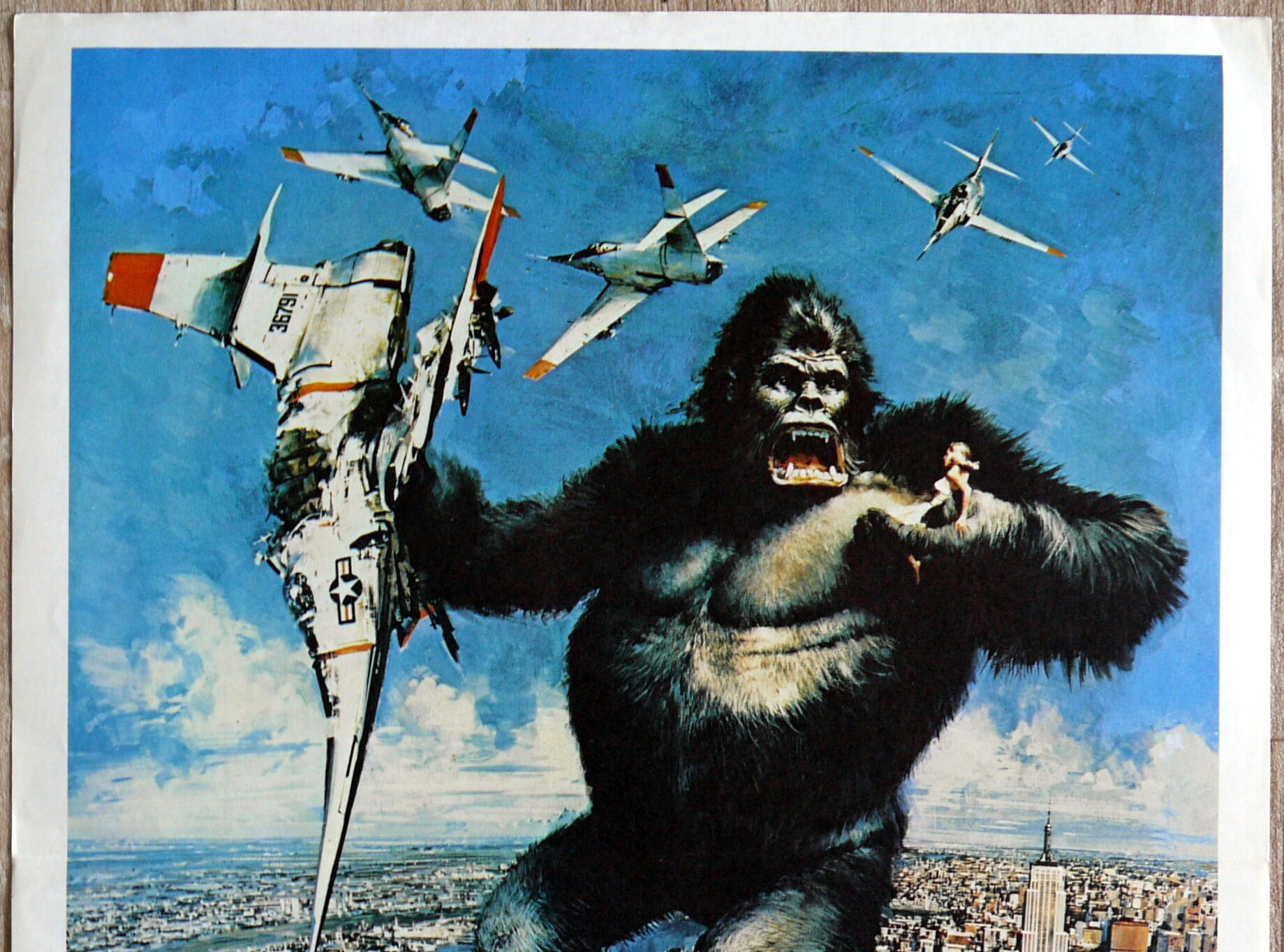 Original cinema poster "King Kong" John Guillermin 1976