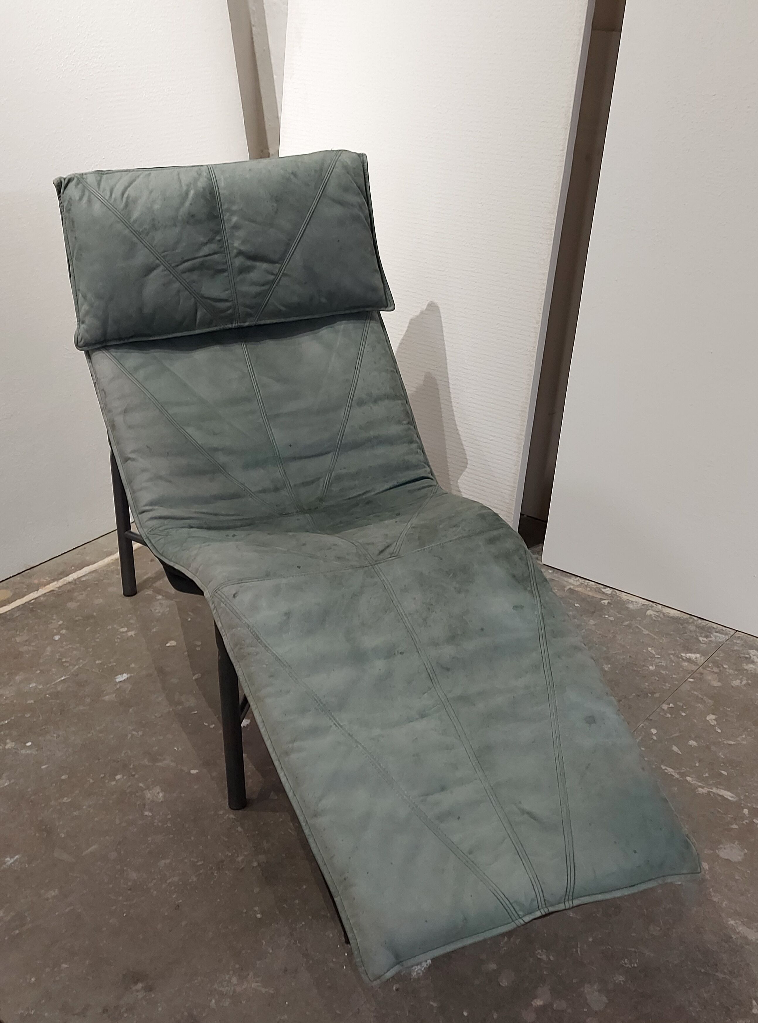 Vintage Skye leather lounge armchair by Tord Björklund for Ikea, 1980