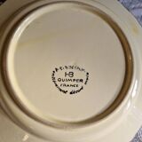 HB Quimper Decorative Plate - Vintage Ø25 cm