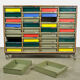 Dutch schoolcabinet with coloured drawers, 1970s