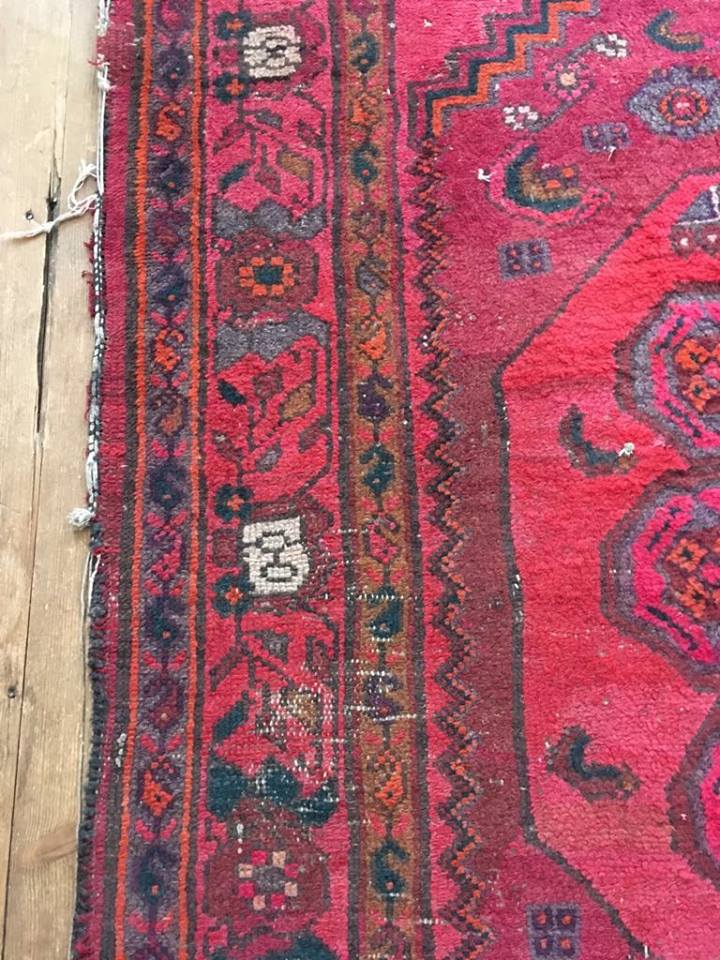 Vintage Persian rug 207x138cm