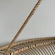 Suspension rattan saucer iron frame D:120 H:60