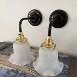 Pair of Art Deco wall lights