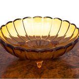 A set of 6 glass platters, Poland, 1970s