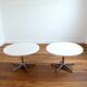 Round coffee tables 60s / 70s vintage Werzalit
