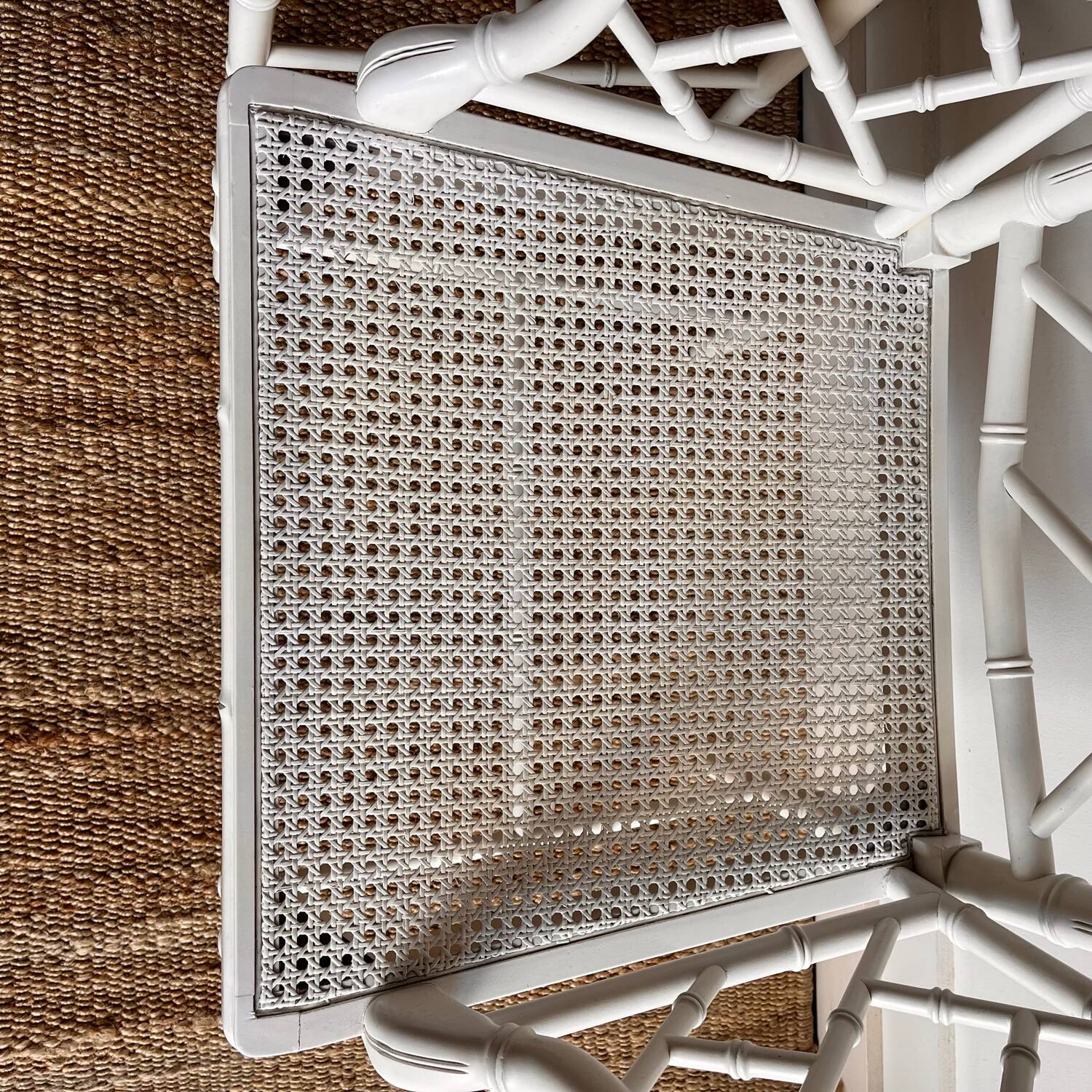 2  chairs  Faux Bamboo Jonathan Adler