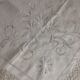 Old tablecloth with embroidery and handmade lace