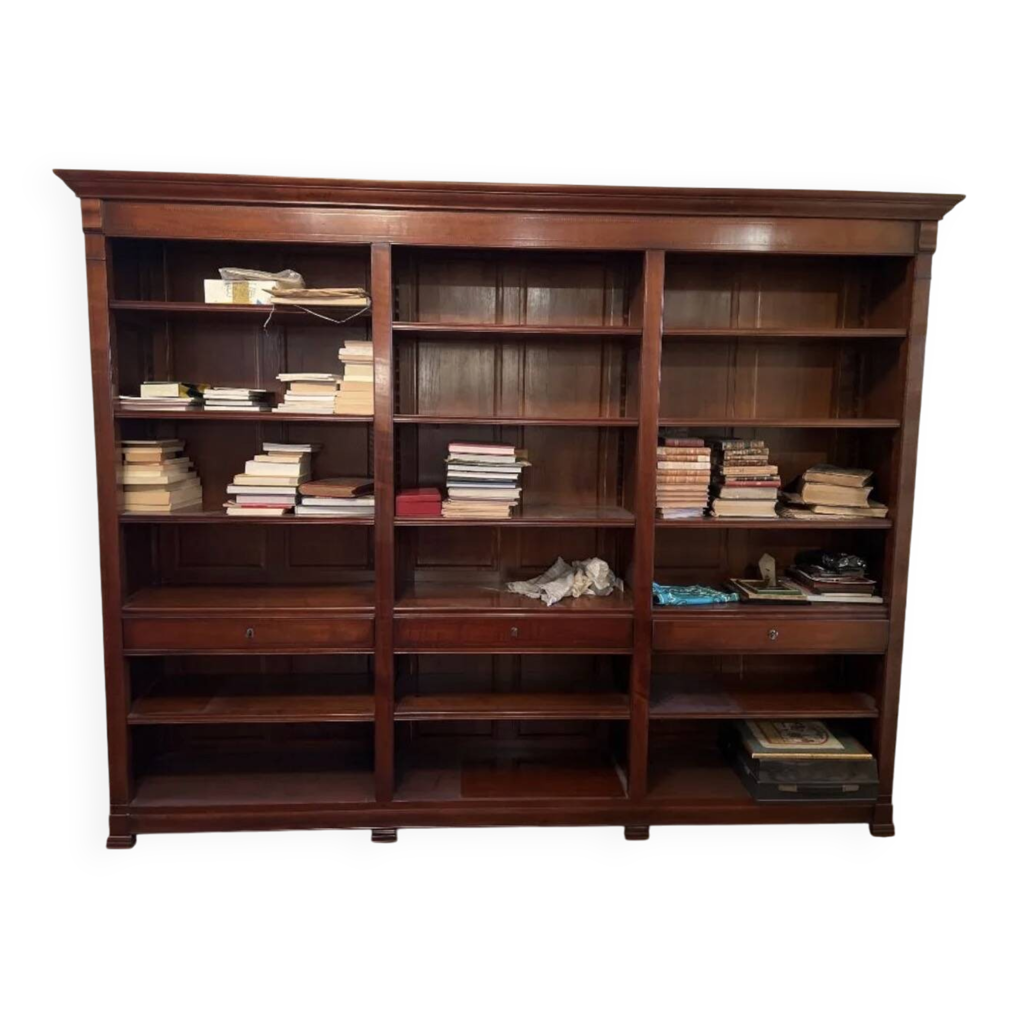 Mahogany library