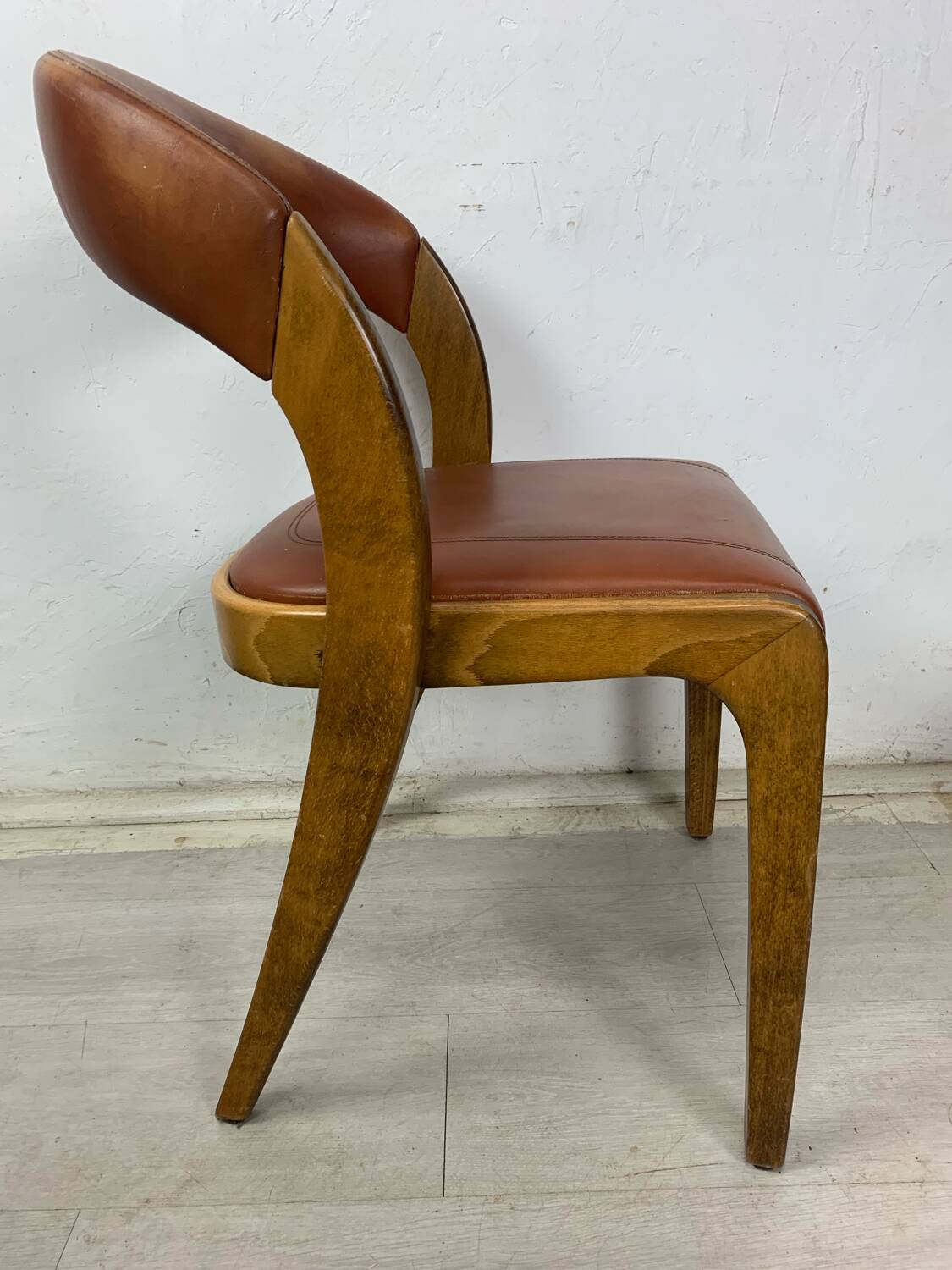 Pair of Baumann gondola chairs