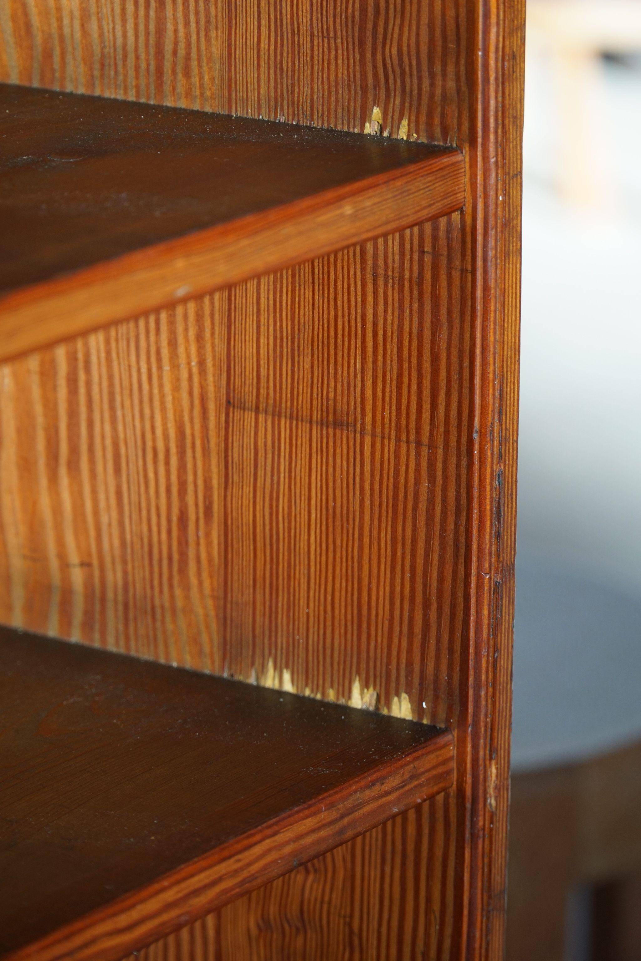 Martin Nyrop Library by Rud. Rasmussen in Oregon pine, Danish Modern, 1905