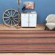 Striped Vintage Flatweave Carpet
