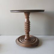Rare oak guéridon by Charles Dudouyt – French Modernist, c.