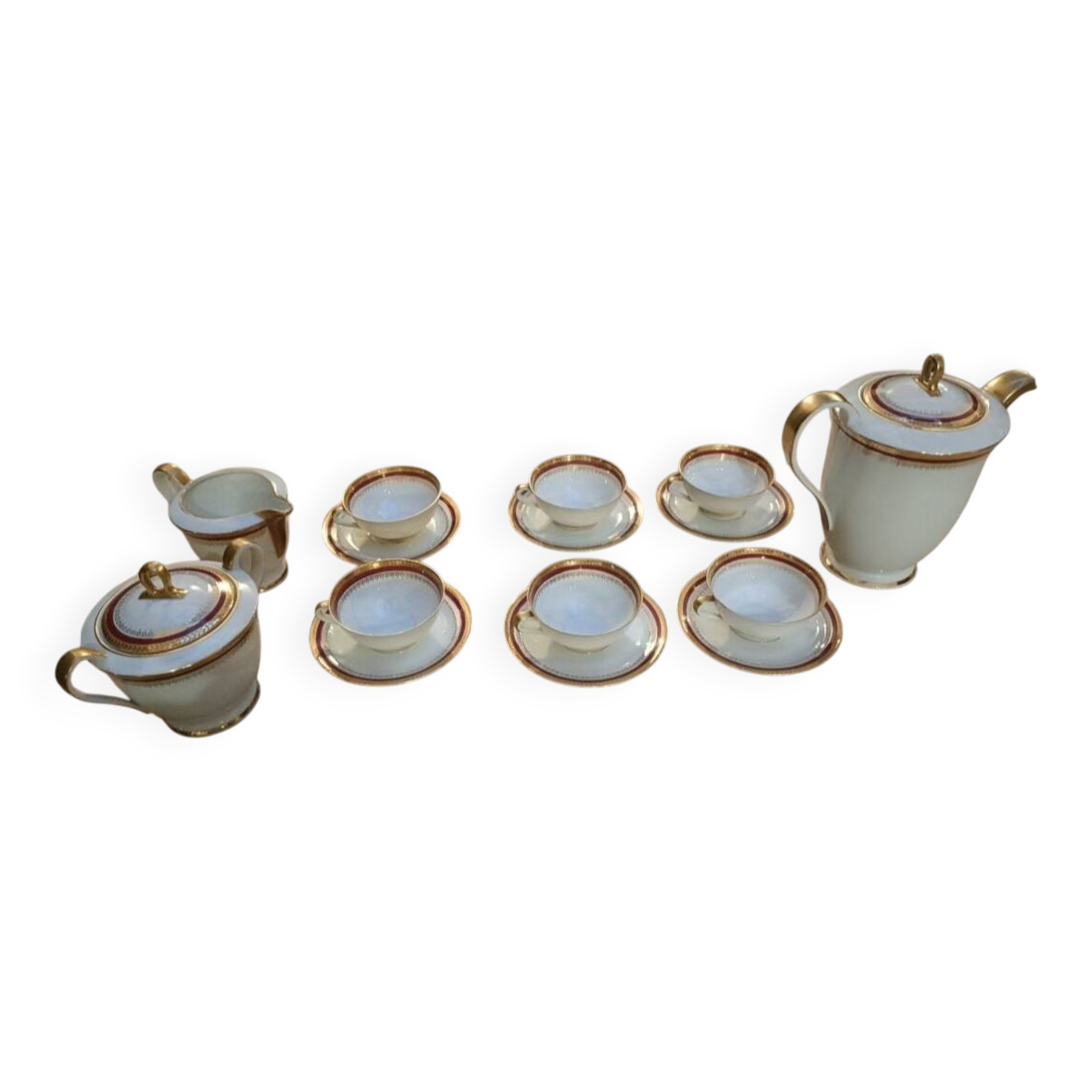 Tea or coffee service, Limoges, Chastagner
