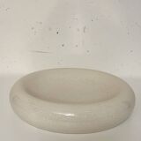 Empty pocket, cracked ceramic dish 1980