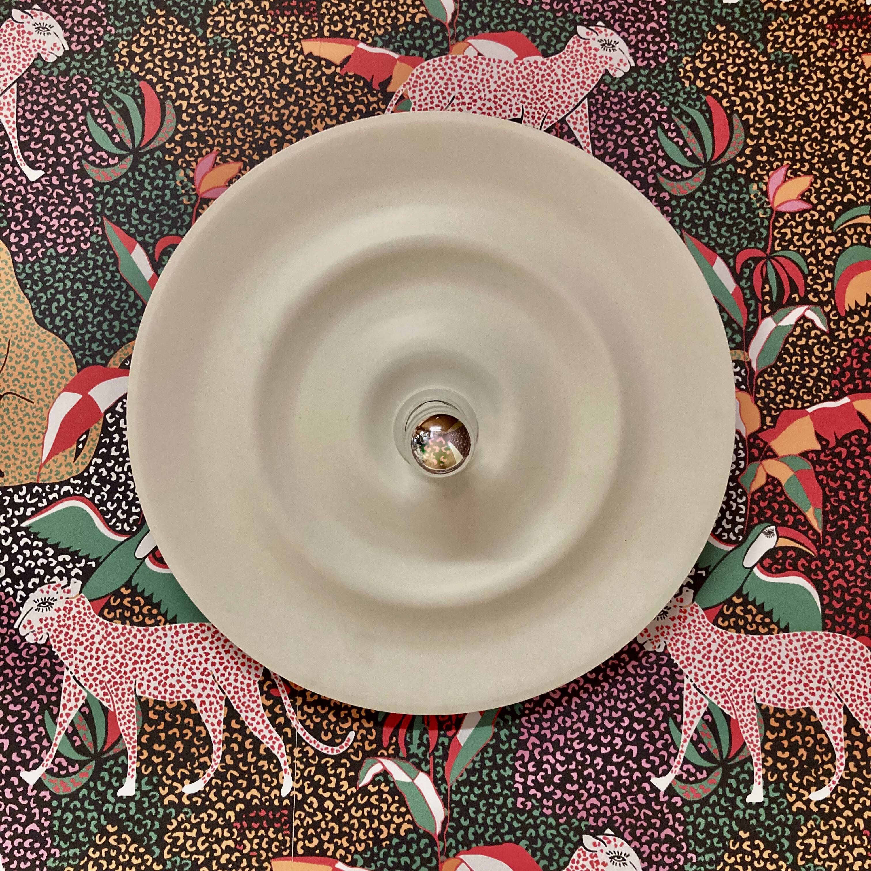 Large metal wall light Scandinavian design.