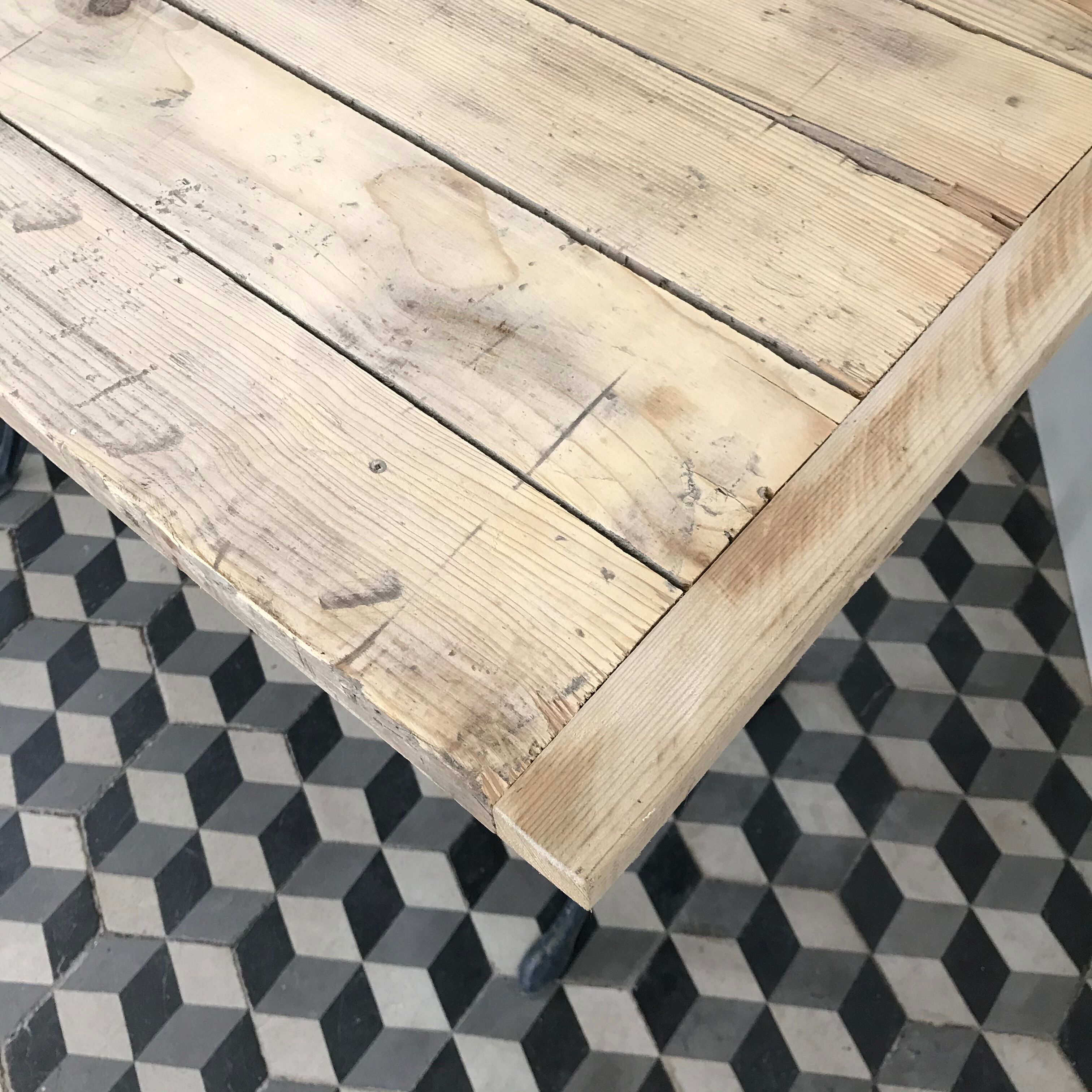 Old bistro table