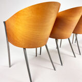 Set of 4 King Costes Dining chairs by Philippe Starck for Aleph, 1980s