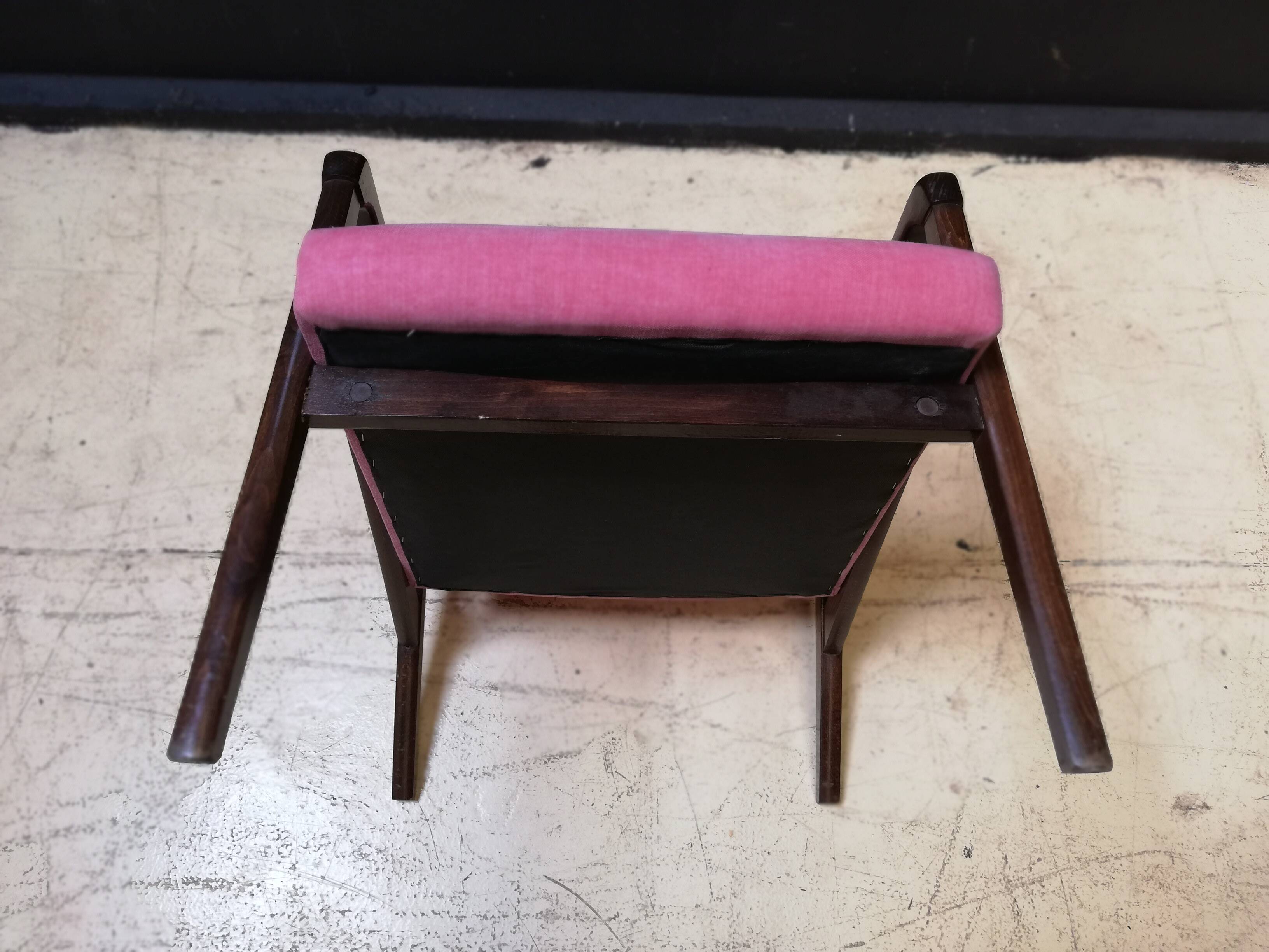 Pair of armchairs pink, czech