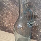 Small bubble glass jug
