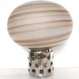 Brown Murano Glass Table Lamp by Sabattini and Diaz de Santillana for VeArt