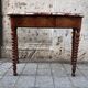 Console Louis XV, marble and walnut, 18th century - France