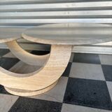 Table basse italienne en travertin