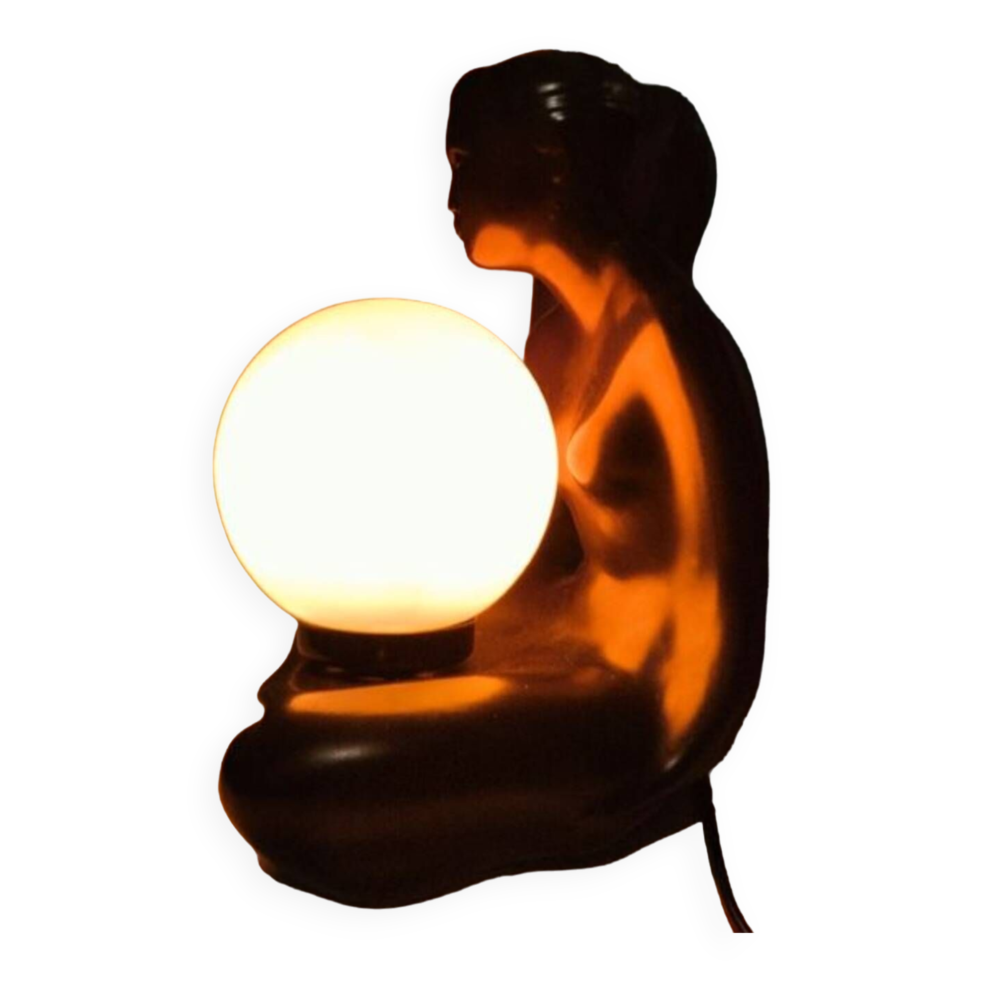 Vintage ceramic lamp 1980