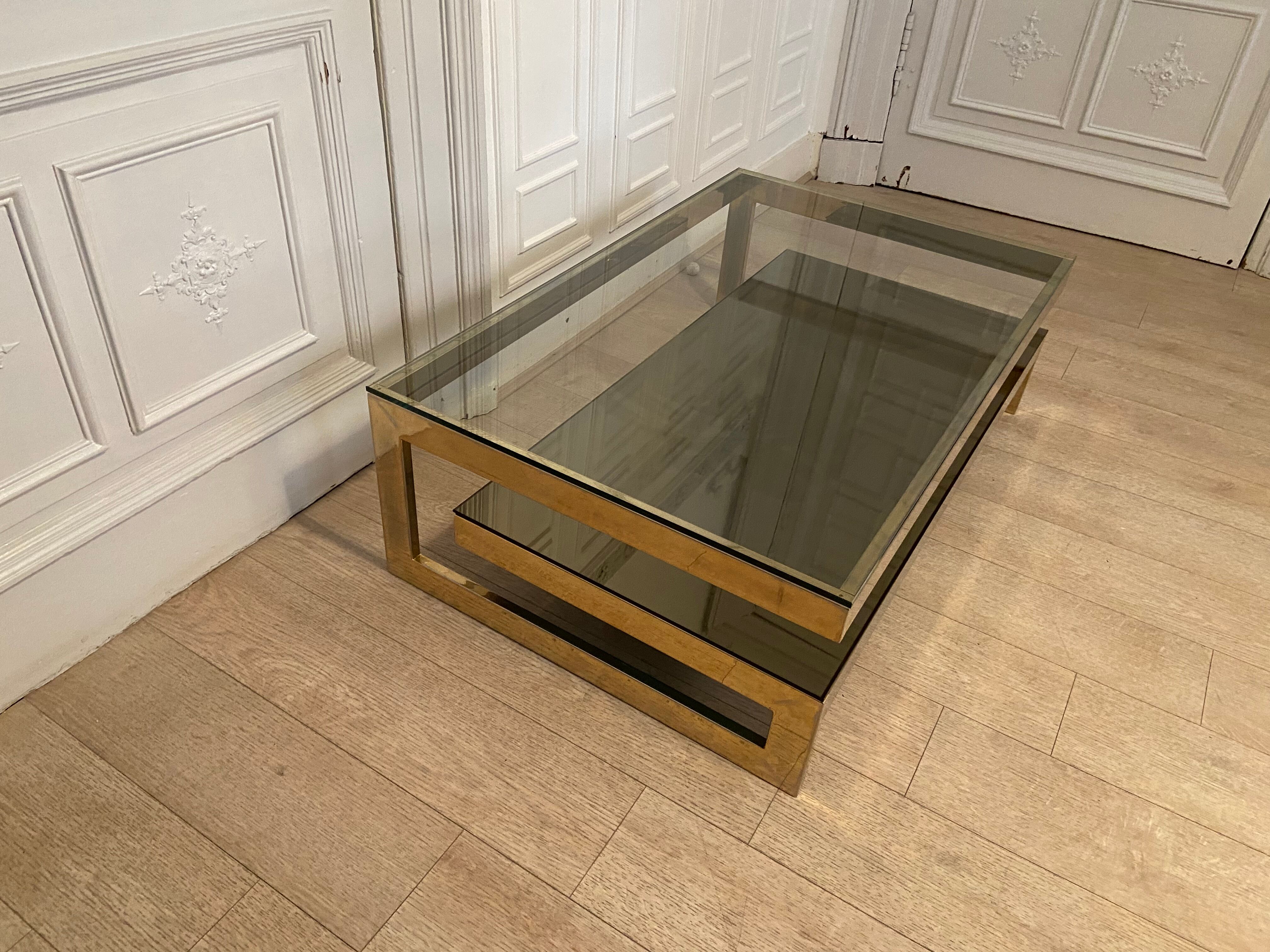Coffee table G by Belgo Chrom, 1970s