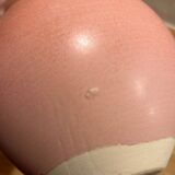 Pink gradient ball vase