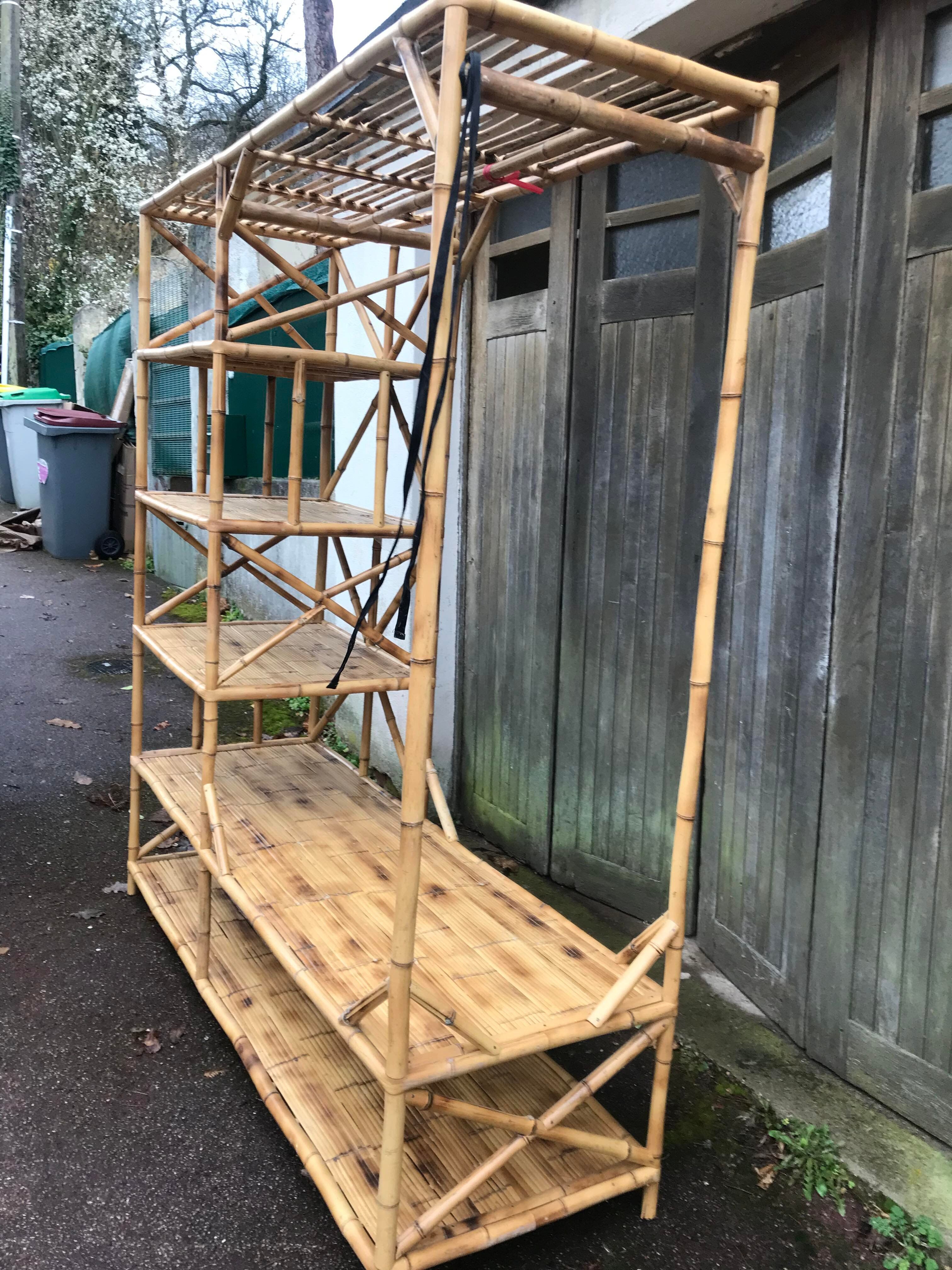 Bamboo wardrobe cabinet from Madagascar