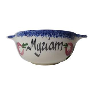Breton bowl name Myriam vintage