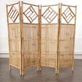 Bamboo and rattan screen