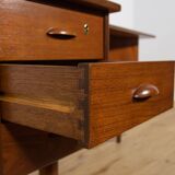 Bureau vintage Boomerang en teck par Peter Løvig Nielsen, Danemark, 1970